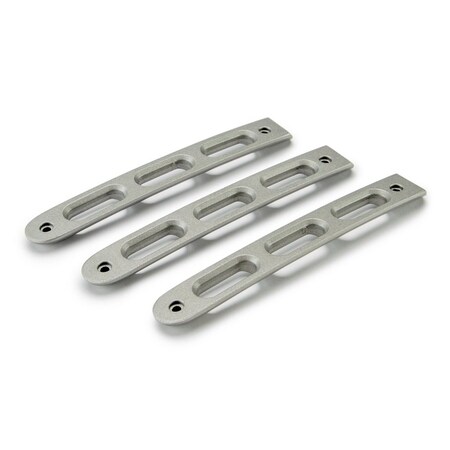 Dv8 Offroad 200718 JEEP JK SILVER SLOT STYLE DOOR HANDLE INSERTS SET OF 3 D-JP-190026-AL-3